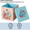 imageIdea Nuova Bluey Collapsible Fabric Storage Cube10 Organizer Bin with Lid for Bedroom Playroom and ClosetPrincess