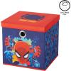 imageIdea Nuova Bluey Collapsible Fabric Storage Cube10 Organizer Bin with Lid for Bedroom Playroom and ClosetSpiderman