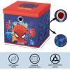 imageIdea Nuova Bluey Collapsible Fabric Storage Cube10 Organizer Bin with Lid for Bedroom Playroom and ClosetSpiderman