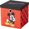 imageIdea Nuova Bluey Collapsible Fabric Storage Cube10 Organizer Bin with Lid for Bedroom Playroom and ClosetMickey Mouse
