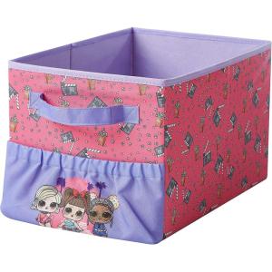 imageIdea Nuova LOL Surprise Kids Collapsible Storage Organizer Bin with Front Pocket9quot H x 10quot W x 15quot L