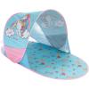 imageJoJo Siwa Unicorn 3 Piece 26quotx46quot Adventure Pop up Play Tent Set with Slumber BagCarry Bagand String Lights