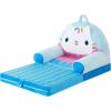 imageIdea Nuova Gabbys Dollhouse Cakey Kids Figural 2 in 1 Plush Flip Out Sofa Chair to Sleeper Couch