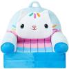 imageIdea Nuova Gabbys Dollhouse Cakey Kids Figural 2 in 1 Plush Flip Out Sofa Chair to Sleeper Couch