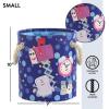imageIdea Nuova Disney Princess 3 Piece Fabric Storage Basket Set Nestable Toy Storage Bins with Rope Handles Kids Bedroom ampamp Nursery OrganizerBlues Clues