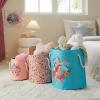 imageIdea Nuova Disney Princess 3 Piece Fabric Storage Basket Set Nestable Toy Storage Bins with Rope Handles Kids Bedroom ampamp Nursery OrganizerPrincess
