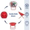 imageIdea Nuova Disney Minnie Mouse Toddler 19quot Folding Saucer Chair Portable Fun Character Design Ages 3Avengers  Grey