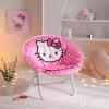 imageIdea Nuova Disney Minnie Mouse Toddler 19quot Folding Saucer Chair Portable Fun Character Design Ages 3Hello Kitty