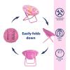 imageIdea Nuova Disney Minnie Mouse Toddler 19quot Folding Saucer Chair Portable Fun Character Design Ages 3Peppa Pig