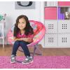 imageIdea Nuova Disney Minnie Mouse Toddler 19quot Folding Saucer Chair Portable Fun Character Design Ages 3Shimmer and Shine