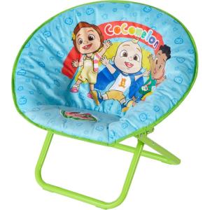 imageIdea Nuova Disney Minnie Mouse Toddler 19quot Folding Saucer Chair Portable Fun Character Design Ages 3Cocomelon Blue