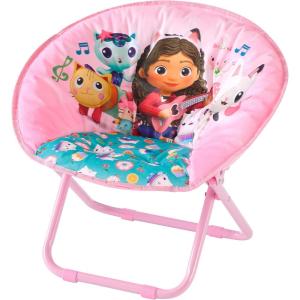 imageIdea Nuova Disney Minnie Mouse Toddler 19quot Folding Saucer Chair Portable Fun Character Design Ages 3Gabbys Dollhouse