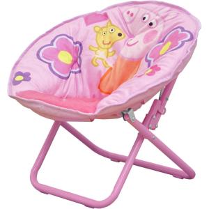 imageIdea Nuova Disney Minnie Mouse Toddler 19quot Folding Saucer Chair Portable Fun Character Design Ages 3Peppa Pig