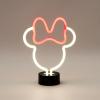 imageIdea Nuova Disney Minnie Mouse Battery Operated LED Neon Table Lamp with 4 Hour Timer