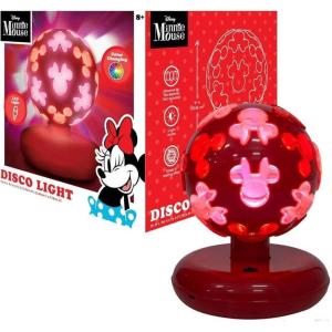 imageIdea Nuova Disney Minnie Mouse Battery Operated 10quot LED Disco Party Light with 3 Light Modes