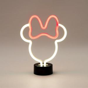 imageIdea Nuova Disney Minnie Mouse Battery Operated LED Neon Table Lamp with 4 Hour Timer