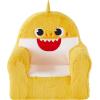 imageIdea Nuova Figural Plush Foam Chair for Kids 13D x 17W x 20H in CocomelonBaby Shark