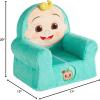 imageIdea Nuova Figural Plush Foam Chair for Kids 13D x 17W x 20H in CocomelonCocomelon
