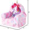 imageIdea Nuova Figural Plush Foam Chair for Kids 13D x 17W x 20H in CocomelonJojo Siwa