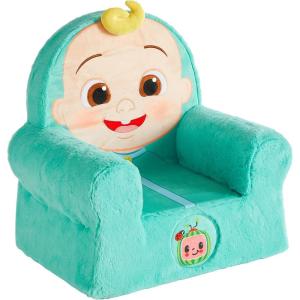 imageIdea Nuova Figural Plush Foam Chair for Kids 13D x 17W x 20H in CocomelonCocomelon
