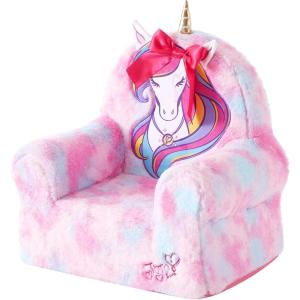 imageIdea Nuova Figural Plush Foam Chair for Kids 13D x 17W x 20H in CocomelonJojo Siwa