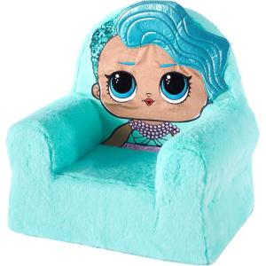 imageIdea Nuova Figural Plush Foam Chair for Kids 13D x 17W x 20H in CocomelonLol Surprise