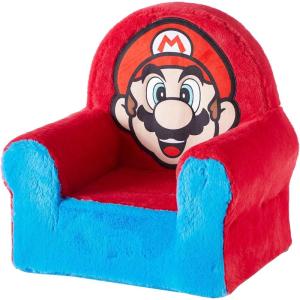imageIdea Nuova Figural Plush Foam Chair for Kids 13D x 17W x 20H in CocomelonSuper Mario