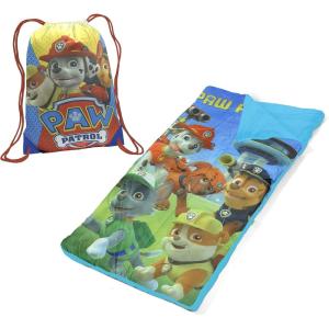 imageIdea Nuova 2 Piece Drawstring Sling Carry Bag with Sleeping Slumber BagPaw Patrol Blue