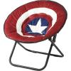 imageMarvel Avengers Captain America Plush Folding Saucer Chair with 32quot Folding and Metal Frame for KidsTeensAdultsAvengers