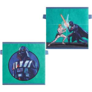 imageIdea Nuova Star Wars Darth Vader and Luke Skywalker Set of 2 Durable Storage Cubes with Handles 10quotx10quotx10quot Cubes