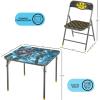 imageIdea Nuova Teenage Mutant Ninja Turtles 3 Piece Childrens Activity Square Table and 2 Folding Chairs Set Ages 3Batman