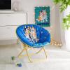 imageBluey Toddler Saucer Chair 19 Folding Kids Chair Ages 3 Portable ampamp Lightweight Cozy Padded Seat for Playroom Bedroom
