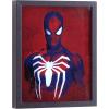 imageMarvel Spiderman Dual LED Wall ArtSuperhero Dcor Red ampamp Blue Comic Style Print Official Framed Artwork for Kids Room Bedroom or Game Room16quotx16quot