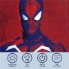 imageMarvel Spiderman Dual LED Wall ArtSuperhero Dcor Red ampamp Blue Comic Style Print Official Framed Artwork for Kids Room Bedroom or Game Room16quotx16quot