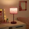 imagePeppa Pig Kids Table Lamp for KidsStick Lamp with Printed Shade ampamp Pull ChainBedroom or Nursery Nightstand Lighting