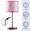 imagePeppa Pig Kids Table Lamp for KidsStick Lamp with Printed Shade ampamp Pull ChainBedroom or Nursery Nightstand Lighting