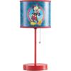 imageDisney Mickey Mouse Kids Table Lamp for KidsStick Lamp with Printed Shade ampamp Pull ChainBedroom or Nursery Nightstand Lighting