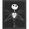 imageDisney Nightmare Before Christmas Jack Skellington LED Dual Wall Art Gothic Halloween Dcor Black ampamp White Skeleton Character Print Tim Burton Nightmare Before Christmas Artwork Spooky Home ampamp Office Decoration in Black Frame