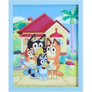 imageBluey LED Wall ArtKids Room Dcor Official Bluey Family Cartoon Print Colorful Framed Artwork for Playroom Nursery or Bedroom95quotx115quot
