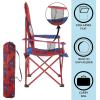 imageMarvel Spiderman Figural Camp Chair for Kids IndoorOutdoor Use Ages 3Spiderman