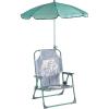 imageIdea Nuova Gabbys Dollhouse Kids Folding Beach Chair with Umbrella Outdoor Chair for Girls Ages 3Portable Lightweight UV Protection  Patio Pool Beach Travel AccessoryJurassic World