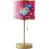 imageIdea Nuova Shimmer and Shine Kids Room Stick Table Lamp with Pull Chain Themed Printed Decorative Shade