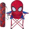 imageMarvel Spiderman Figural Camp Chair for Kids IndoorOutdoor Use Ages 3Spiderman