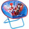 imageMarvel Spidey and His Amazing Friends Toddler Saucer Chair 19 Folding Kids Chair Ages 3 Portable ampamp Lightweight Cozy Padded Seat for Playroom Bedroom