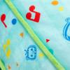 imageCocomelon Toddler Square Bean Bag Sofa Chair with Piping and Top Carry HandleSoft Lightweight Kids Lounge Seating