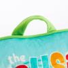 imageCocomelon Toddler Square Bean Bag Sofa Chair with Piping and Top Carry HandleSoft Lightweight Kids Lounge Seating