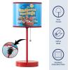 imageDisney Pixar Cars Kids Table Lamp for KidsStick Lamp with Printed Shade ampamp Pull ChainBedroom or Nursery Nightstand Lighting