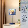 imageMarvel Avengers Kids Table Lamp for KidsStick Lamp with Printed Shade ampamp Pull ChainBedroom or Nursery Nightstand Lighting
