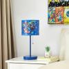 imageMarvel Avengers Kids Table Lamp for KidsStick Lamp with Printed Shade ampamp Pull ChainBedroom or Nursery Nightstand Lighting