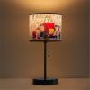 imagePeanuts Snoopy Kids Table Lamp for KidsStick Lamp with Printed Shade ampamp Pull ChainBedroom or Nursery Nightstand Lighting